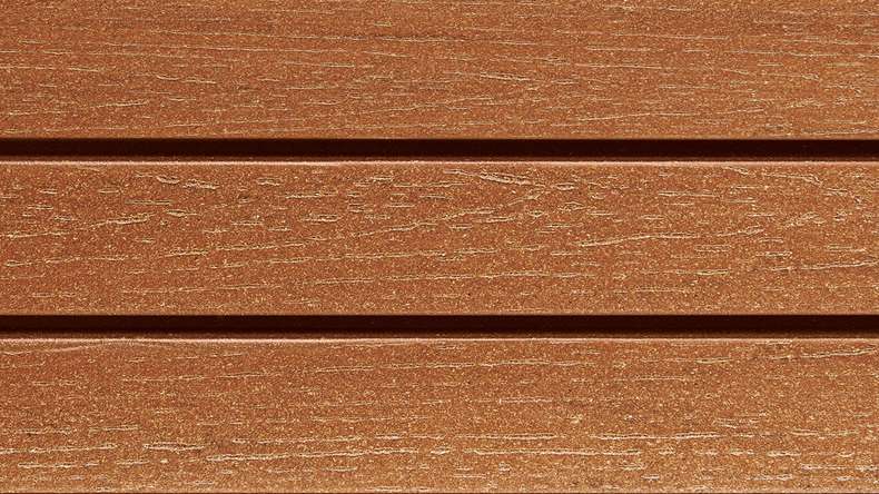 planeo Fassado - bardage composite façade brun ambré petit 4 m
