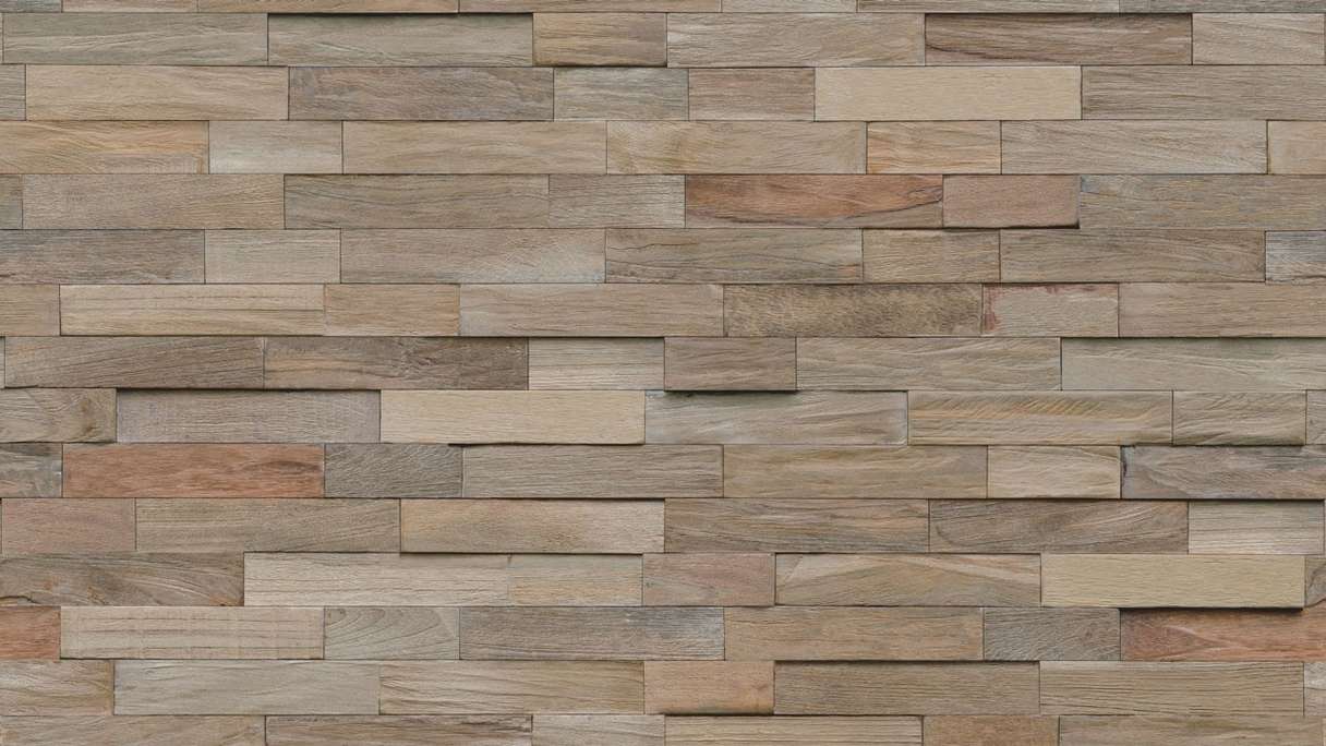 Skaben WoodWall - Bois de teck fumé