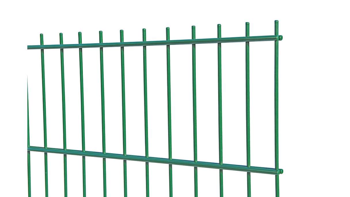 Panneau double fil lourde 8/6/8 - Largeur 2510 mm RAL 6005 vert mousse