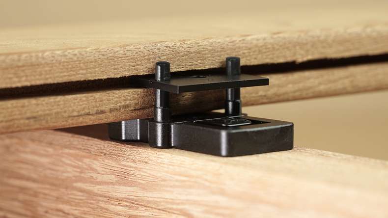 planeo clip de terrasse LIGO S/34 Joint de 6mm - 80 pcs. Vis de terrasse incluse