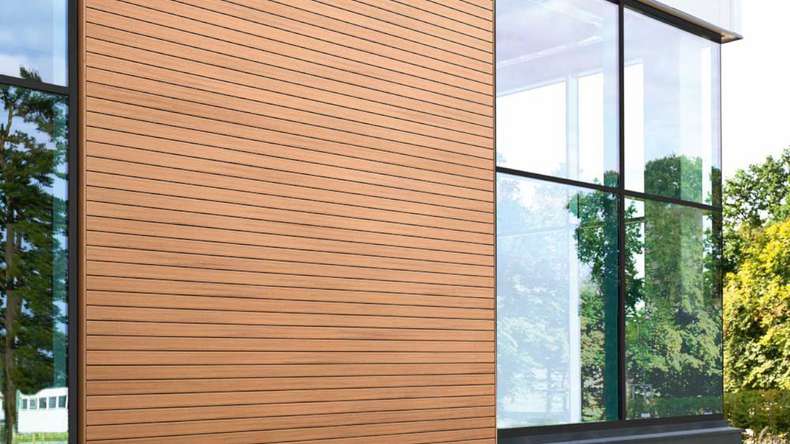 planeo Fassado - bardage composite façade Prime chêne brun