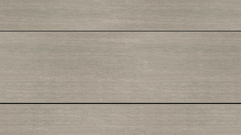 planeo UNIDeck - Lame de terrasse en WPC CoEx, gris clair, 3 m - texturée/brossée lisse