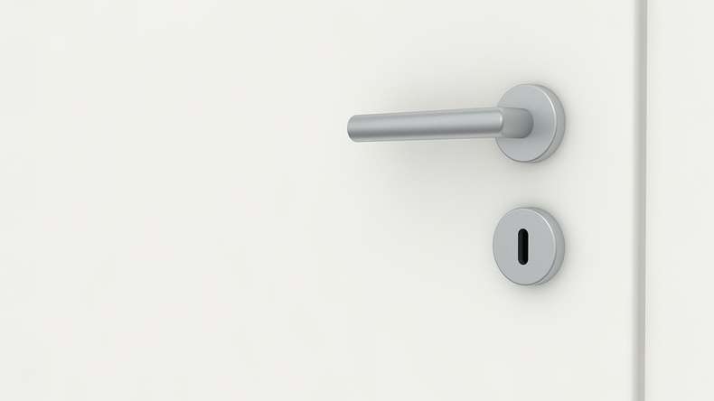 planeo Porte intérieure VELA Calma blanc 9010 chant arrondi | SMH - 2110 x 610|735|860|985 mm