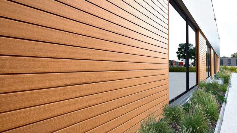 planeo Fassado - bardage composite façade Prime chêne brun