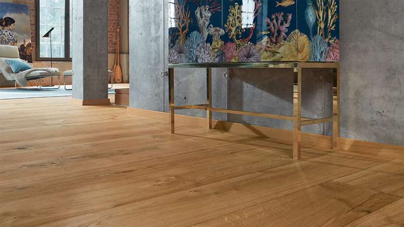 MEISTER Sol en bois Lindura HD 400 - 08915 Chêne authentique verni ultra mat 2200 x 205 x 11 mm (500214-2200205-08915)