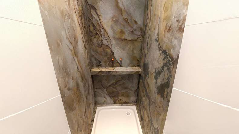 planeo EVOLITH Slate&Stone - Revêtement mural en pierre naturelle Autumn Drift 1220 x 610 mm