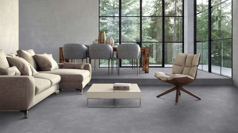 Gerflor Sol PVC clipsable - Virtuo 30 Rigid Acoustic Latina Pearl | isolation phonique intégrée (39100994)