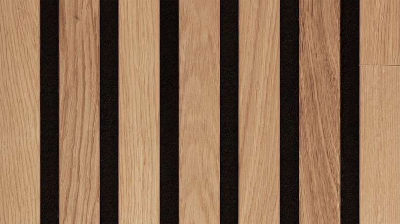 MEISTER Panneaux acoustiques Acoustic Sense WOOD - Chêne Pure 4311 - 260 x 33 cm
