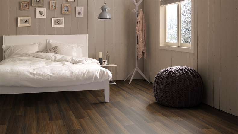 Forbo Allura Wood 55 Vinyle adhésif - Dark Twine (637655DR5_con)