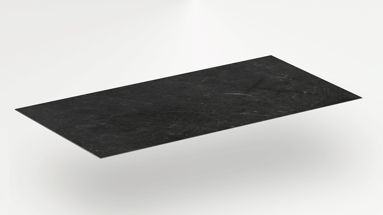 Revêtement mural SPC planeo - CeraRock Tile Black Slate XL 280 x 117,5 cm
