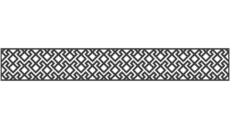 planeo Gardence - Insert design 1 800 x 300 x 1,5 mm, anthracite