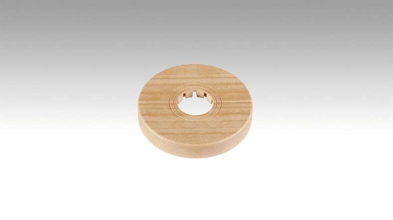 MEISTER - Rosettes universelles pour radiateurs Chêne clair 2034 (800002-00-02034)