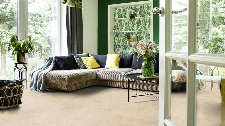 Vinyle à clic Gerflor - Senso Clic 3 Beige Pietra | Fabriqué en France (61221510)