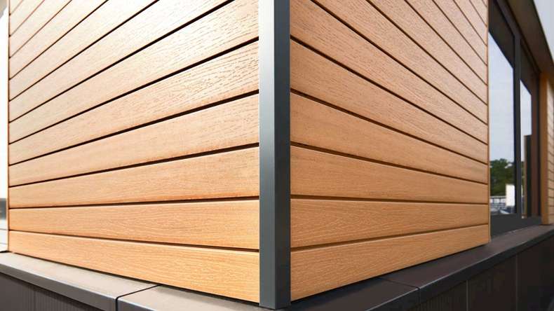 planeo Fassado - bardage composite façade Prime chêne brun