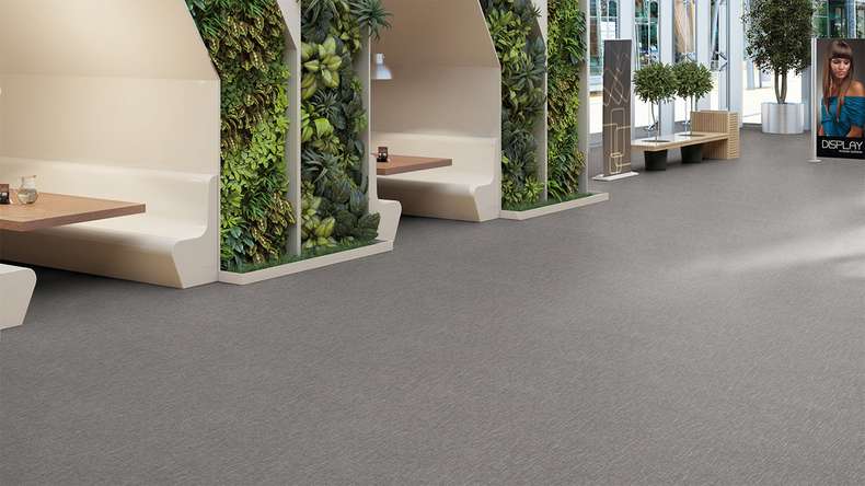 Revêtement de sol industriel Gerflor - Creation 70 Connect Gentleman Taupe (36900089)
