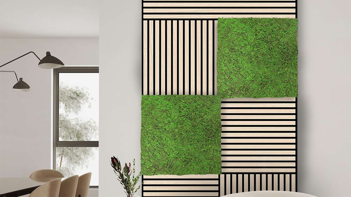planeo Panneau acoustique - MixWall Timber Touch Althea Oak 52 x 52 cm | Placage en bois véritable (PLMW-10011A)