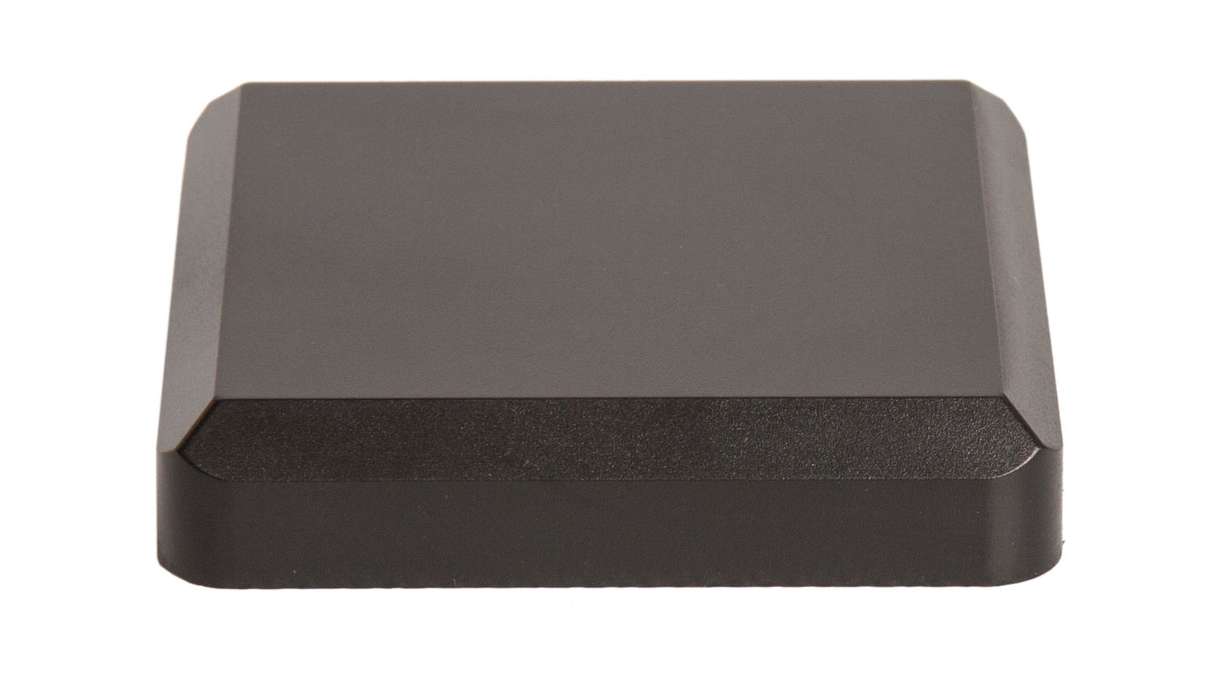 planeo Gardence Premade - Poteaux en WPC anthracite avec capuchon | Poteaux de portail sans capuchon