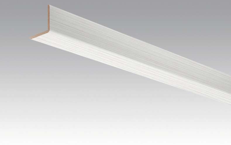 MEISTER Plinthes à gorge Plinthes à angle argent 4021 - 2380 x 33 x 3,5 mm