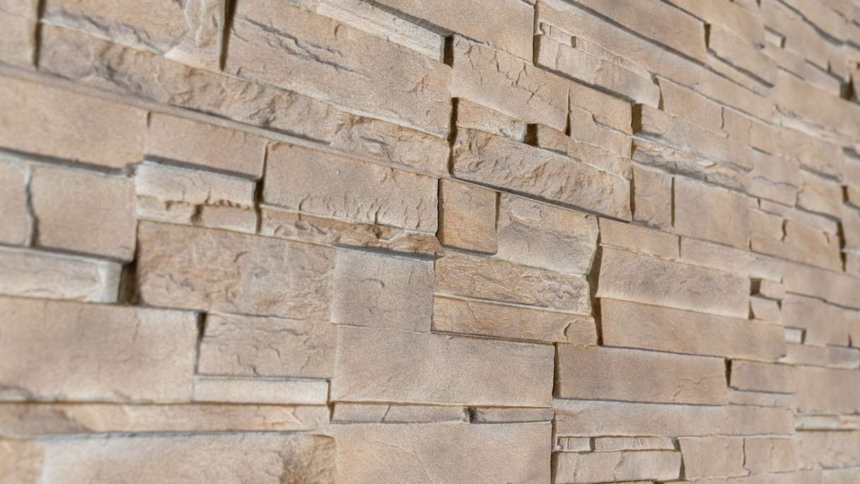 planeo revêtement mural  aspect pierre - NovikStone DS Calcaire - 1054 x 334 mm