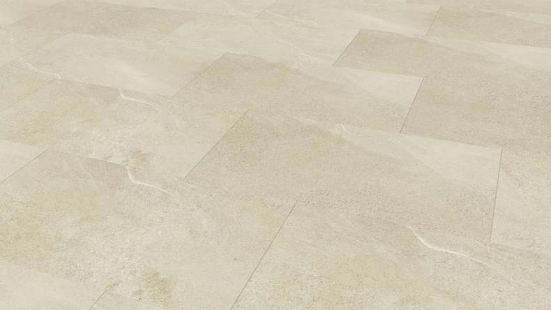 Vinyle à clic Gerflor - Senso Premium Rigid Acoustic Sandy stone | Isolation phonique intégrée (39481611)