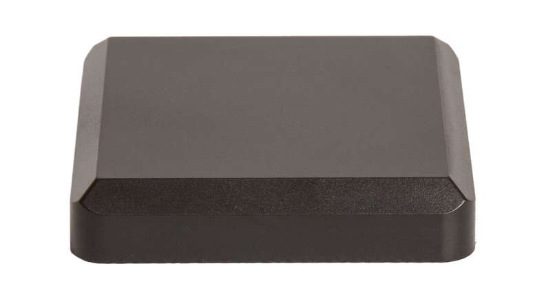 planeo Gardence Premade - Poteau avec capuchon - Anthracite 7 x 7 x 240 cm - fixé dans le béton