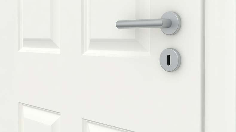 planeo Porte intérieure de style maison de campagne VELA Casa 4F laque blanche 9010 chant arrondi | laqué - 1985 x 610|735|860|985 mm