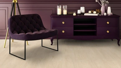 Gerflor Sol PVC clipsable - Virtuo 55 Rigid Acoustic EIR Blomma Cream | isolation phonique intégrée (39061463)