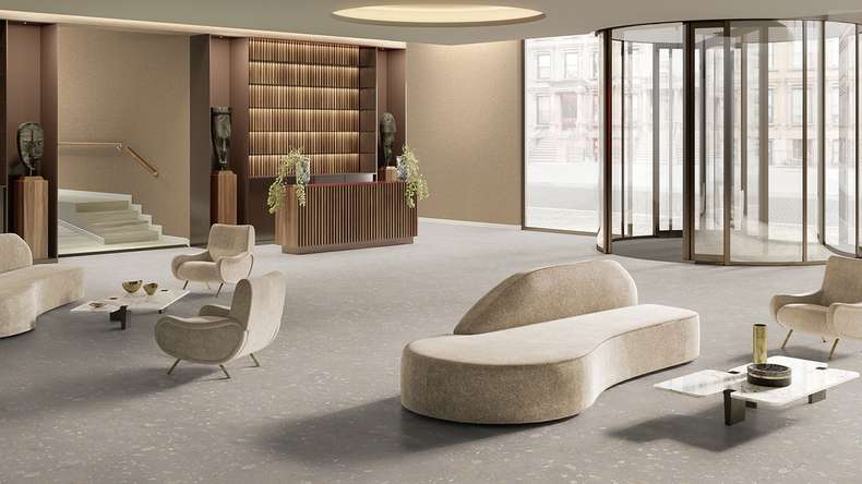 Gerflor vinyle à coller - Creation 70 Stony Cream