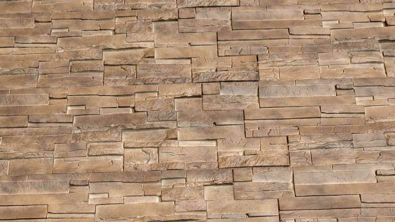 planeo revêtement mural aspect pierre - NovikStone DS Brownstone - 1054 x 334 mm