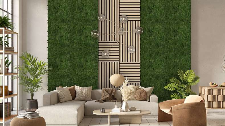 planeo Panneau acoustique - MixWall Timber Touch Flare Oak 52 x 52 cm | Placage en bois véritable (PLMW-00011A)