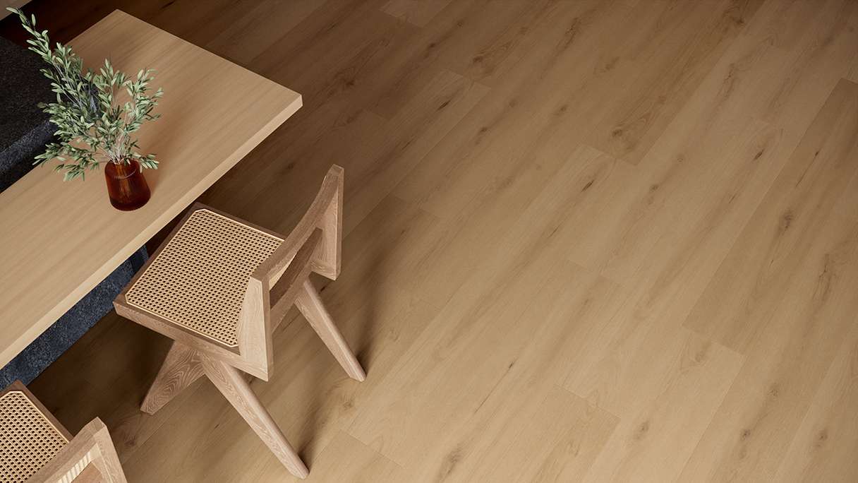planeo WPC Sol PVC clipsable - PUREtec MAX 70 EIR Pure Golden Oak | Isolation phonique intégrée (RP-A50-7)