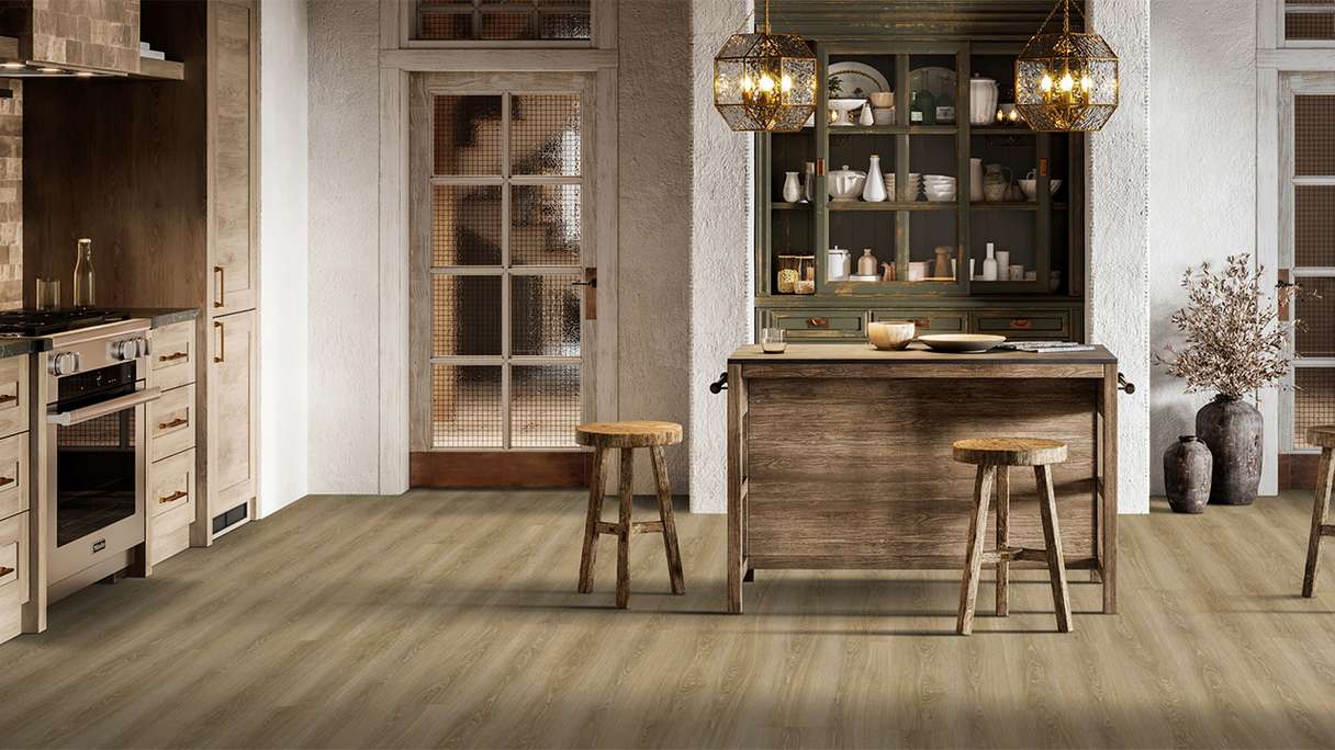 Vinyle à clic Gerflor - Senso Premium Rigid Acoustic Meadow spring honey | Isolation phonique intégrée (39471507)