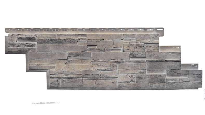planeo revêtement mural aspect pierre - NovikStone DS Silex Flint - 1054 x 334 mm