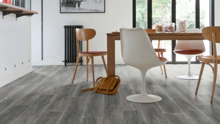 Gerflor revêtement de sol CV - PRIMETEX COGNAC GRIS 4m