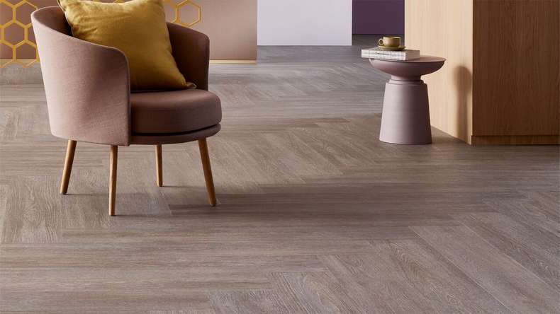 Forbo Allura Wood 40 Vinyle à coller - Chêne cendré (60293DR4)