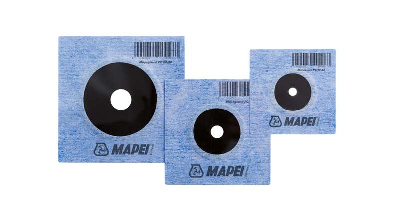 Mapei Mapeguard WP 200 Manchette d'étanchéité 8x8cm pour raccords 10-24mm