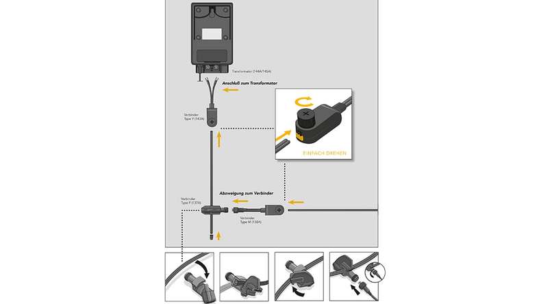 planeo éclairage de jardin 12V - LED luminaire encastré Agate - 2.6W 230Lumen