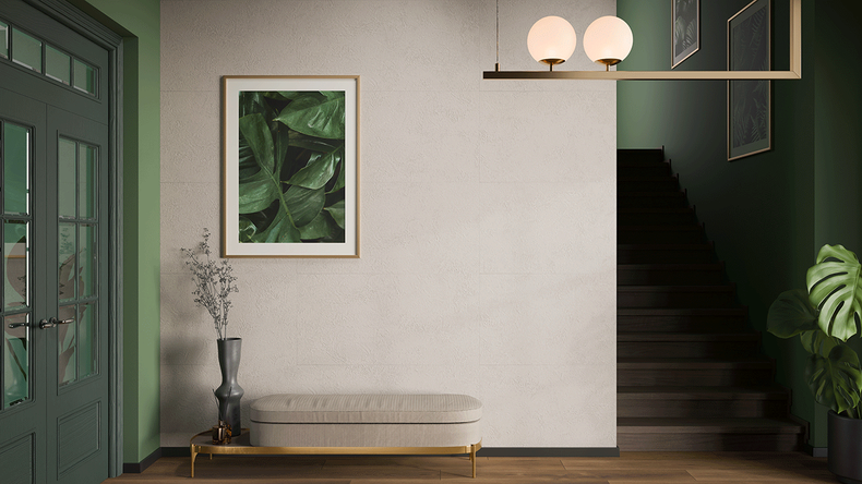 Revêtement mural SPC planeo - CeraRock Tile Limestone XL 280 x 117,5 cm