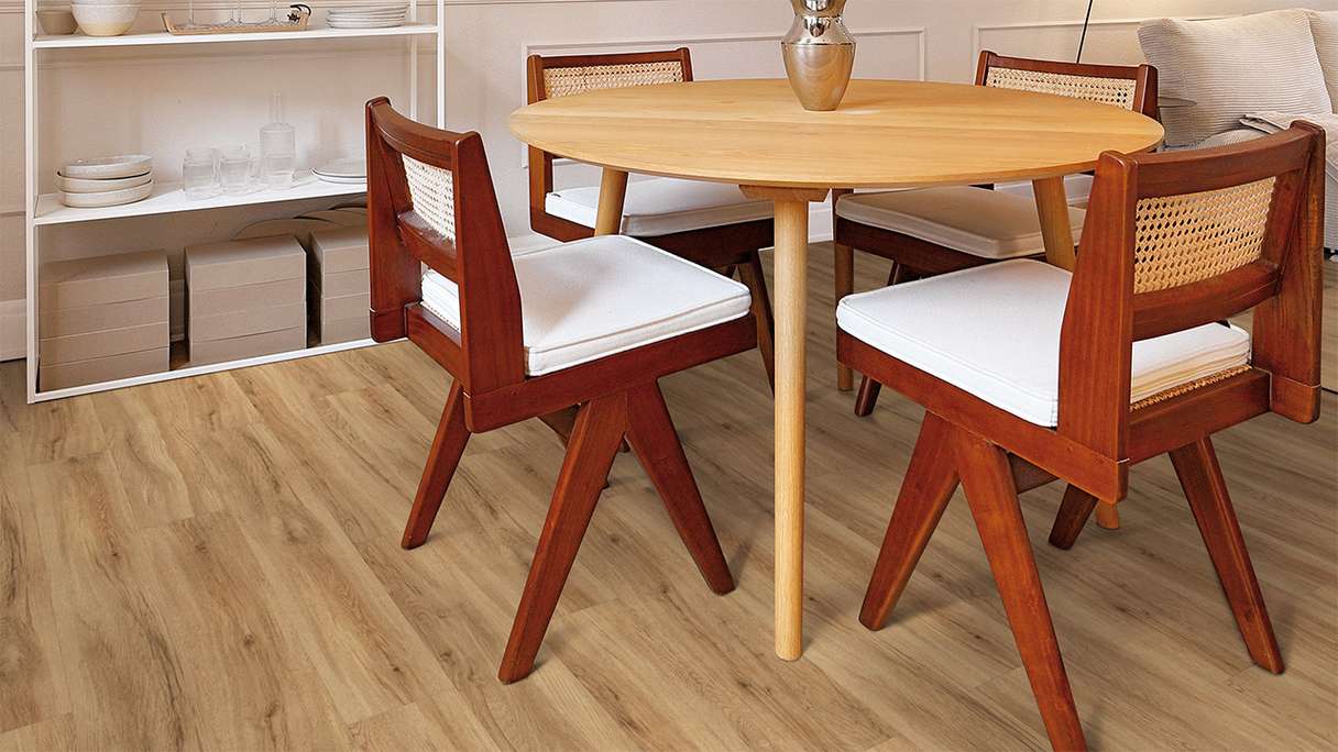planeo Vinyle à clic rigide - FlexCore 55 Classic Oak | Isolation phonique intégrée (plfc-5201FS55)