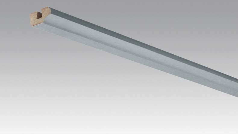 Plinthes MEISTER plinthes de plafond en acier inoxydable DF 063 - 2380 x 38 x 19 mm