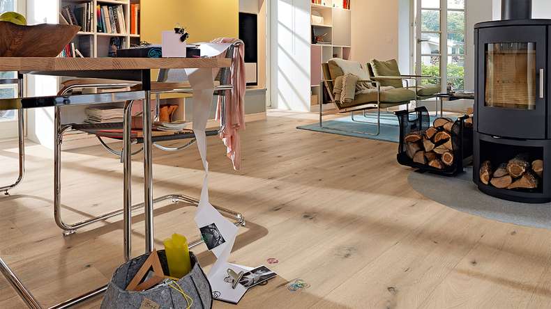 MEISTER Stratifié - MeisterDesign LL 150 Chêne campagne clair 6843 | Made in Germany (600007-2052220-06843)