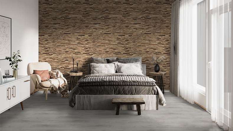 Skaben WoodWall - Bois côtier Hévéa naturel
