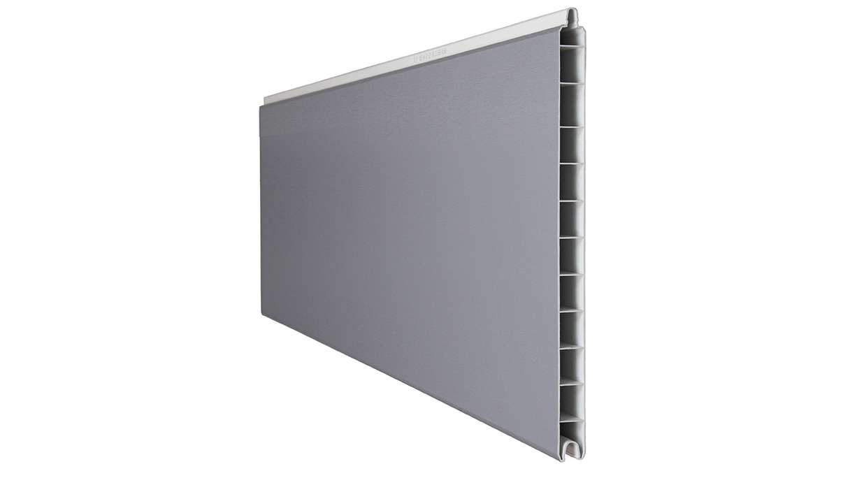 planeo Gardence Simply Premium - profilé simple gris argenté
