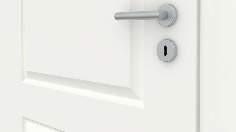 planeo Porte intérieure de style maison de campagne VELA Casa 2F laque blanche 9010 chant arrondi | laquée - 1985 x 610|735|860|985 mm
