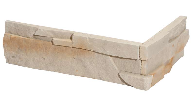 planeo StoneWall Solid Bride angulaire - Travertin