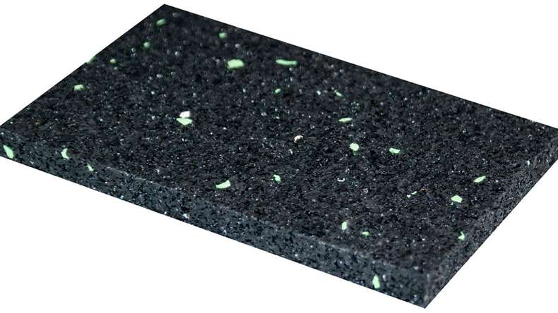 planeo Pad de terrasse granulé de caoutchouc 8x60x90 mm - 24 pcs.