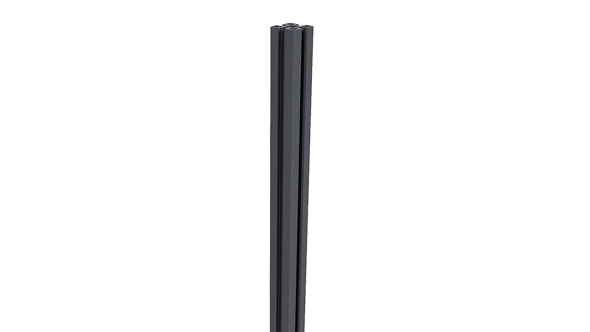 Poteau en aluminium planeo, avec capuchon de poteau