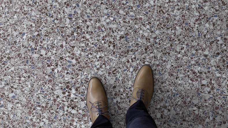 Revêtement de sol industriel Gerflor - Creation 70 Connect Dalma Burgundy (36901089)