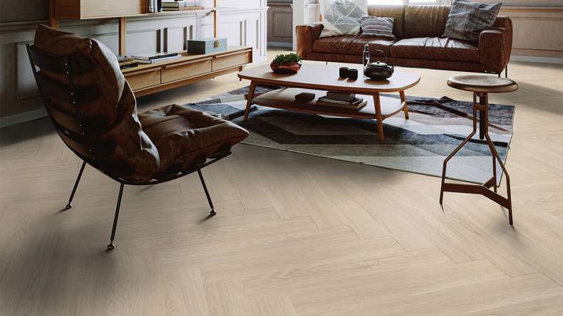 Gerflor vinyle adhésif - Virtuo 55 Glue Down HB Blomma light | Aspect authentique (39201464)
