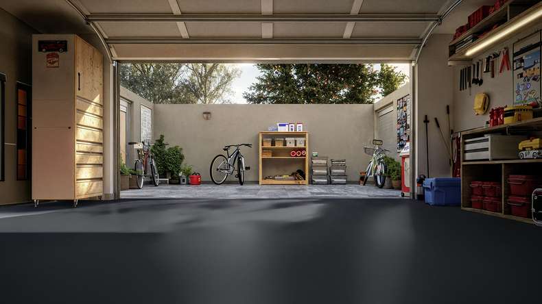 Revêtement de sol Gerflor pour garage - R-Tile 9004 Black (39579004)